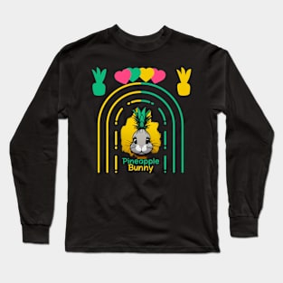 Cute pineapple bunny rabbit Long Sleeve T-Shirt